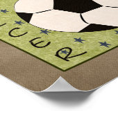 Voetbal (Collectie porty) Poster (Hoek)