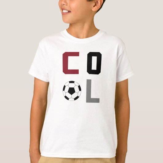Voetbal Cool Unisex Kinderen T-shirt (Voorkant)