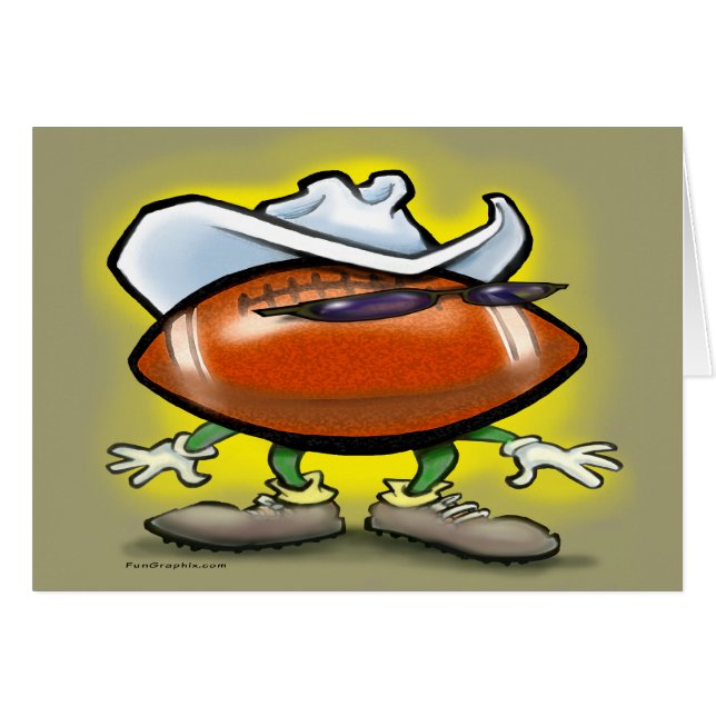 Voetbal Cowboy (Voorkant Horizontaal)