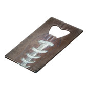 Voetbal Creditkaart Flessenopener (Achterkant Gekanteld)