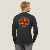 Voetbal Crest Ontwerp Tri-Blend Shirt (Achterkant)