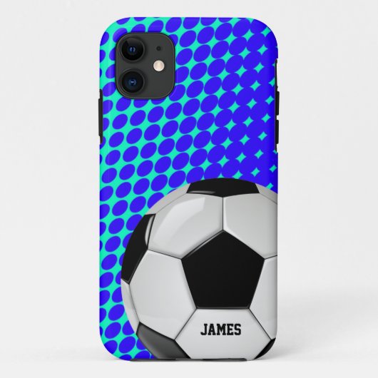 Voetbal Custom iPhone 5 Hoesje (Achterkant)