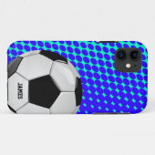 Voetbal Custom iPhone 5 Hoesje (Achterkant (horizontaal))