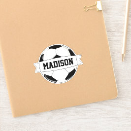Voetbal Custom Player of Team Name Sports Sticker