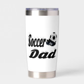 Voetbal Da Geïsoleerde Drinkbeker (Achterkant)