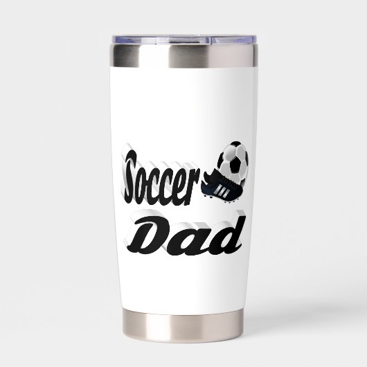 Voetbal Da Geïsoleerde Drinkbeker (Voorkant)