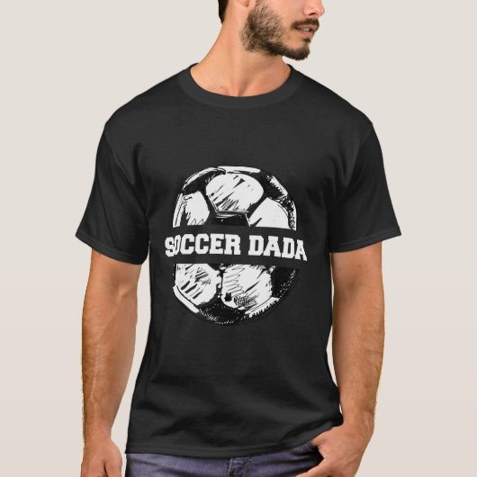 Voetbal Dada Voetbal Byll Split Grappige Voetbal V T-shirt (Voorkant)