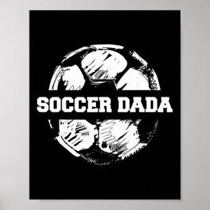 Voetbal Dada Voetbal Ll Gespleten Grappige Voetbal Poster