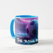 VOETBAL - DE BAL IS ROND - VOETBAL MOK (Voorkant links)