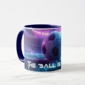 VOETBAL - DE BAL IS ROND - VOETBAL MOK (Voorkant links)