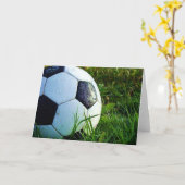 Voetbal - de Bal van het Football Kaart (Gele Bloem)