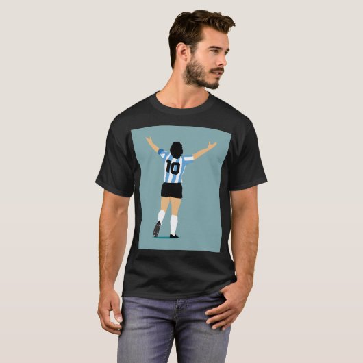 Voetbal de grootste tijd t-shirt (Voorkant volledig)