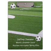 Voetbal, de grootste Voetbal coach ter wereld Klembord (Voorkant)