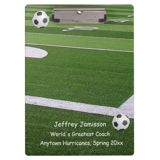 Voetbal, de grootste Voetbal coach ter wereld Klembord (Voorkant)