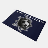 Voetbal Decoratie Deurmat (Schuin)