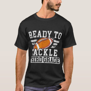Voetbal Derde Leerjaar Eerste Dag Op School Terug T-shirt