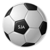 Voetbal Design Ceramic Pull Pull of Knop (Voorkant)