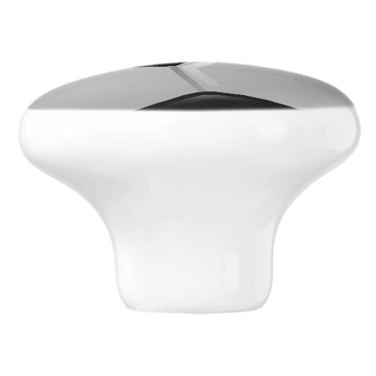 Voetbal Design Ceramic Pull Pull of Knop (Zijkant)