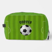 Voetbal Design Dopp Kit Bag Toilettasje (Voorkant)