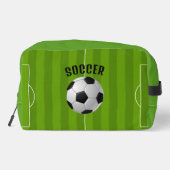 Voetbal Design Dopp Kit Bag Toilettasje (Achterkant)