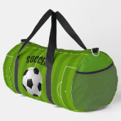 Voetbal Design Duffel Bag Plunjezak (Rechterhoek)
