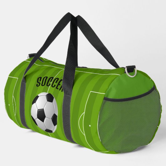 Voetbal Design Duffel Bag Plunjezak (Rechterhoek)