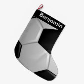 Voetbal design - Grote kerstinslag Kerstsok (Voorkant (Hangend))