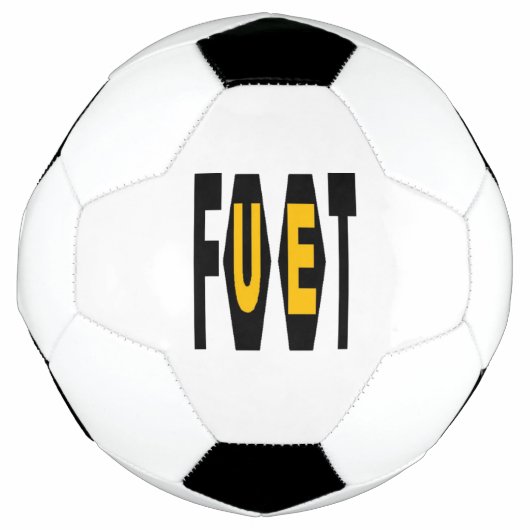 Voetbal DESIGN  VOET  EUROPA (Voorkant)