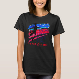 Voetbal die ik speel als een meisje probeert de vl t-shirt