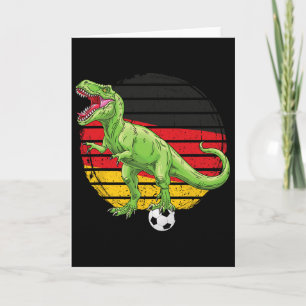 Voetbal Dino Trex Duitse Jersey Duitsland Vlag Voe Kaart