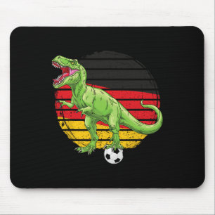 Voetbal Dino Trex Duitse Jersey Duitsland Vlag Voe Muismat