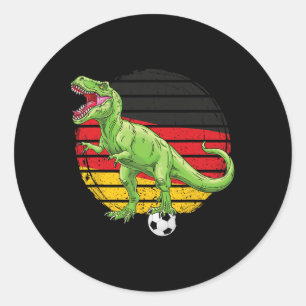 Voetbal Dino Trex Duitse Jersey Duitsland Vlag Voe Ronde Sticker