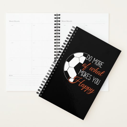 Voetbal - doe wat je gelukkig maakt planner (Display)