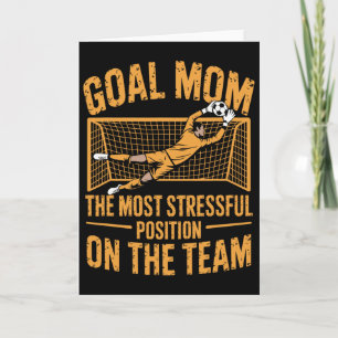 Voetbal, Doel Moeder De Meest Stressvolle Positie  Kaart