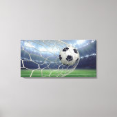 Voetbal Doel Net Stadion Actie Canvas Afdruk (Voorkant)