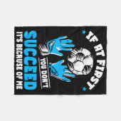 Voetbal Doelman Doel Doelverdediger Fleece Deken (Voorkant (Horizontaal))