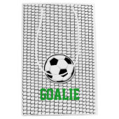 Voetbal Doelman Net Sport Coach Speler Fans Medium Cadeauzakje (Voorkant)
