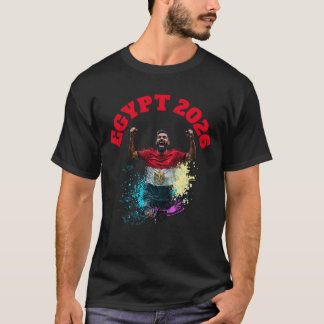 Voetbal Doelpunt Viering Egypte Vlag 2026 T-shirt