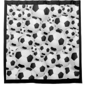 Voetbal douchegordijn (Voorkant)