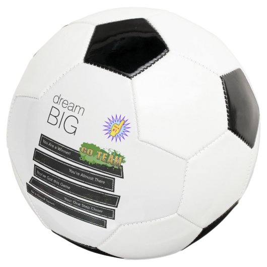 Voetbal Dream Big Go Team (Drie kwart)