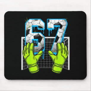 Voetbal Drip 67 Zes Zeven Grappig Gen Alpha Meme D Muismat