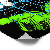 Voetbal Drip 67 Zes Zeven Grappige Gen Alpha Meme Poster (Hoek)