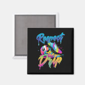 Voetbal Drip Boys Ijs Drip Jeugd Respecteer De Magneet (Voorkant / Achterkant)