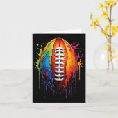 Voetbal Drip Grafische Sport Bal Speler Jongen Fan Kaart (Gele Bloem)