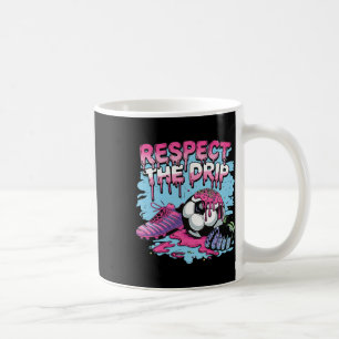 Voetbal Drip Ijs Respecteer De Drip Voetbal Spelen Koffiemok