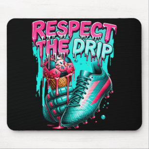 Voetbal Drip Jongens Ice Cream Drip Jeugd Respect Muismat