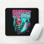 Voetbal Drip Jongens Ice Cream Drip Jeugd Respect Muismat (Met muis)