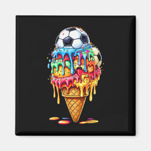 Voetbal Drip Jongens Meisjes Ijs Drip Met Sprinkel Magneet