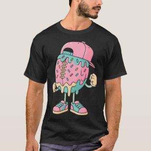 Voetbal Drip Meisjes Ijs Drip Jeugd Sporten T-shirt