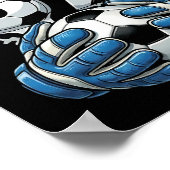 Voetbal Drip Nummer 67 Jongens Voetbal Keeper 67 Poster (Hoek)